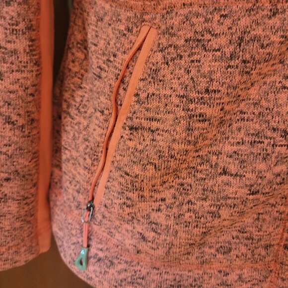 Gerry Orange Hooded Jacket With Zipper & Snap Closures Size M - Picture 2 of 7